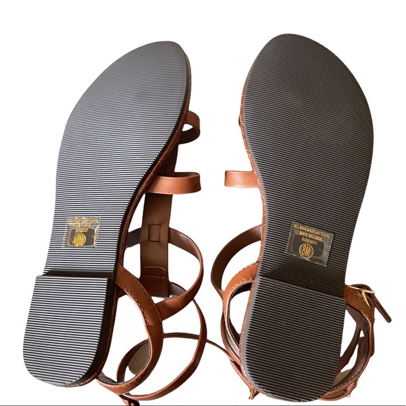 Unr8ed Surenity Strappy Sandals Brown Size 8 - Picture 11 of 12